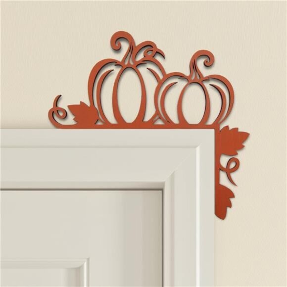 Fall Decor Wooden Pumpkin Thanksgiving Decorations for Home Door‎ Corner Autumn - Picture 1 of 7